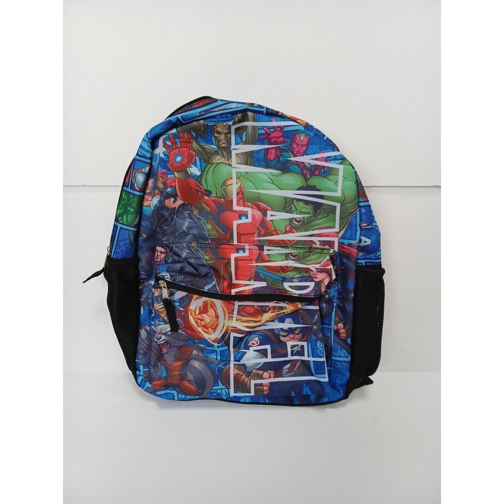 Marvel Avengers Backpack 16" Spider-Man Iron Man Thor Super Hero NWT‎